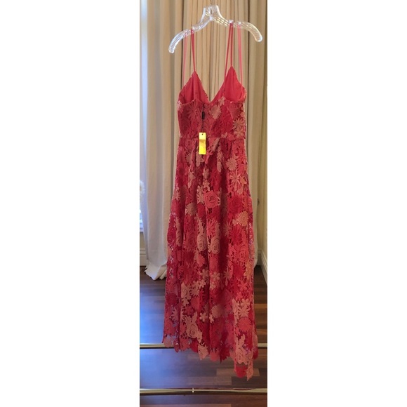 NWT | Krissy Floral Crochet Lace Dress | Pink - Picture 4 of 5